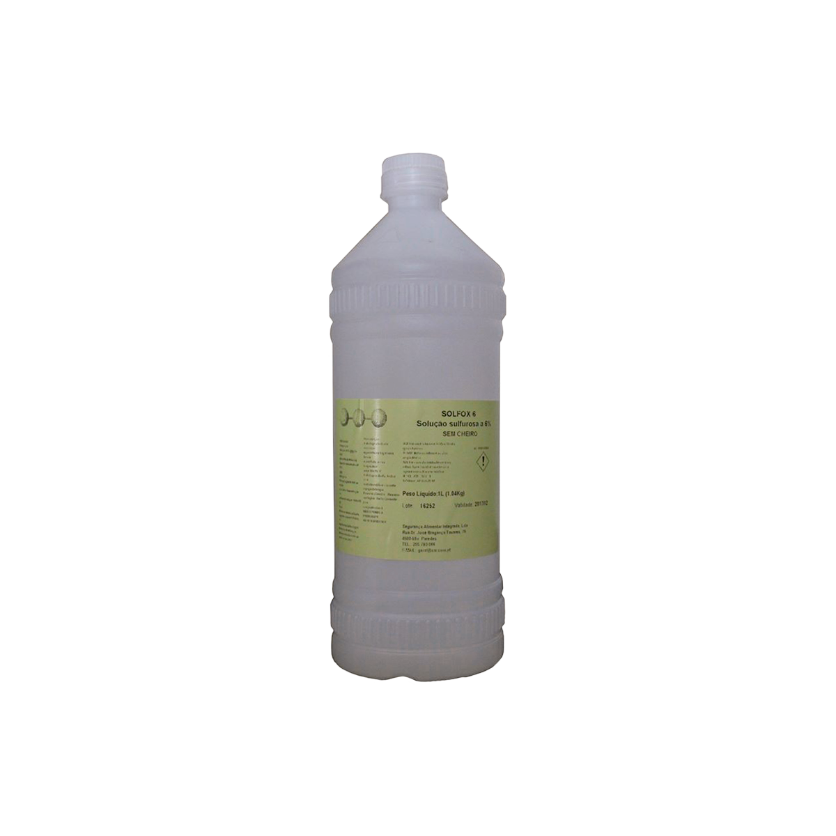 SOLUÇAO SULFUROSA 6% (20 KG) SOLUÇAO SULFUROSA 6% (20 KG)